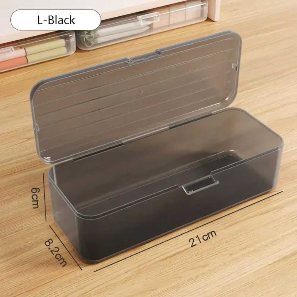 Large Capacity Transparent Stationery Case Pencil Storage Colour Pencil Storage Children'S Crayon Painting Sketching Pencil Bag
