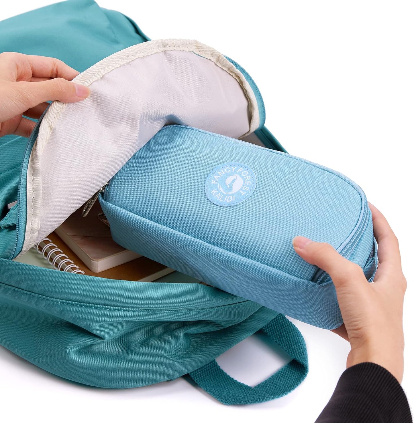 Large Capacity Pencil Case, KALIDI Pencil Pouch Office College School Large Storage Pen Bag 3 Compartment Pencil Cases for Adults School Teen Girl Boy