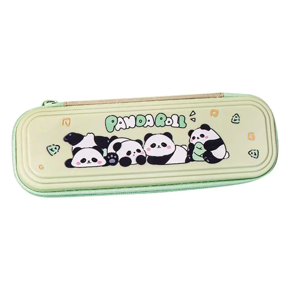 Multifunctional Capibara Pencil Case Large Capacity Password Lock Stationery Box Double Layer High-Tech Pen Box NO Stationery