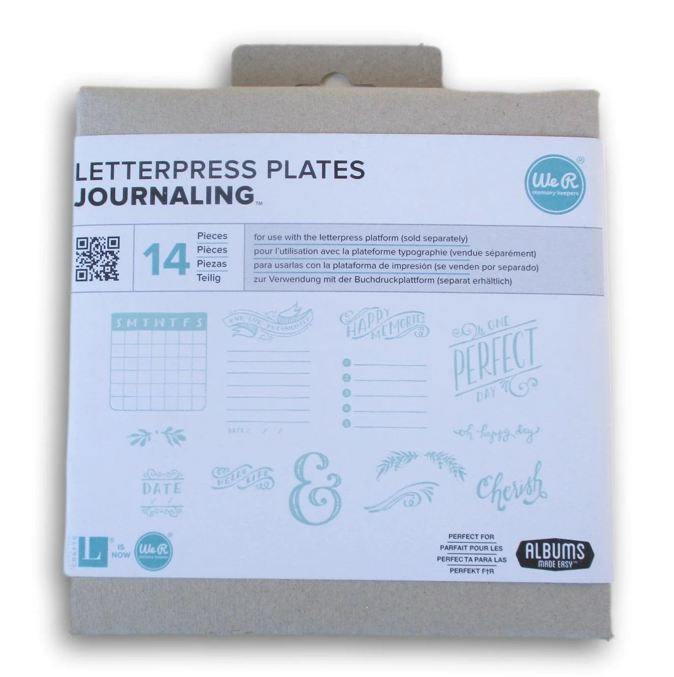 Journaling Lifestyle Letterpress Plates