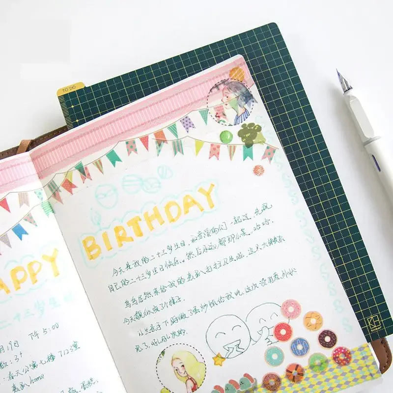 A5 A6 Writing Mat Board Based Plate Ruler for Midori Hobo Notebook Journal Planner School Office Supplies Stationery Wholesale