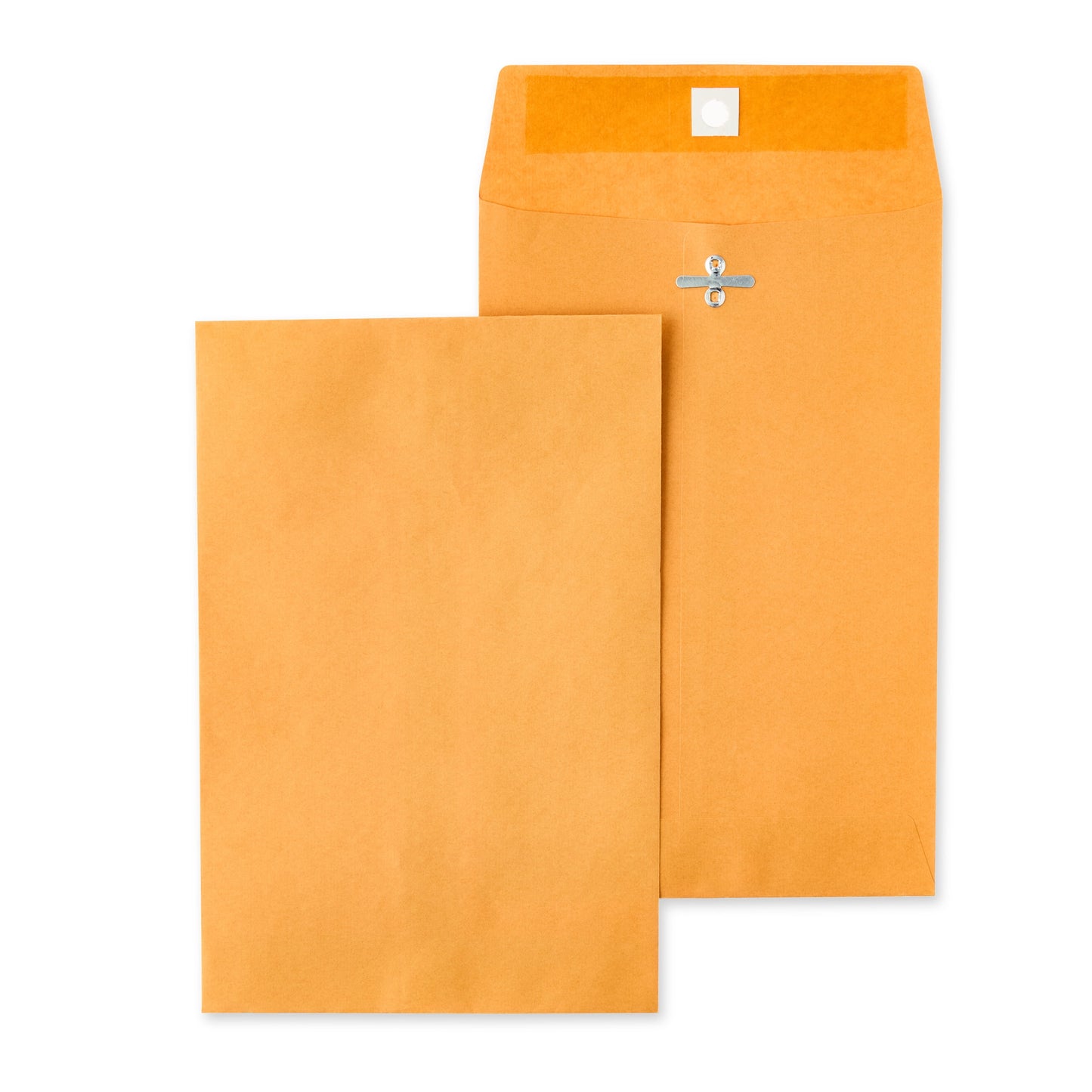 (6 Pack) Kraft Clasp Envelopes, 6 in X 9 In, 6 Count