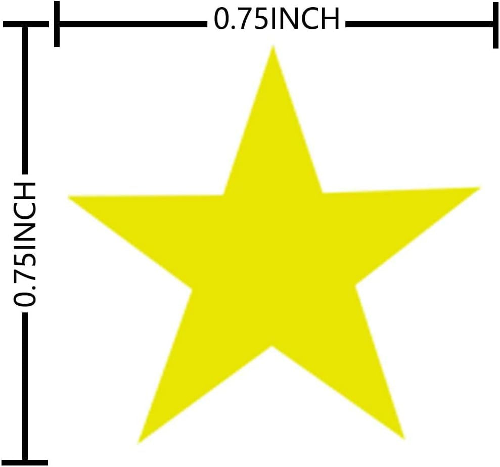 (1000PCS | 3/4 Inch) Metallic Gold Star Stickers - School Mini Reward Star Stickers - Glitter Foil Stars Self Adhesive Labels - Teacher Supplies - Christmas Decor Scrapbooking Decals