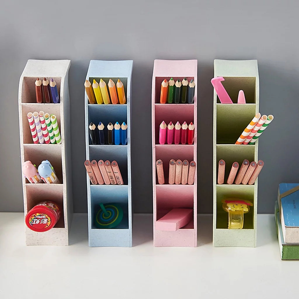 Desk Art Supplies Organizer Holder Caddy for Pens, Pencils and Teacher Supplies for Office Desktops