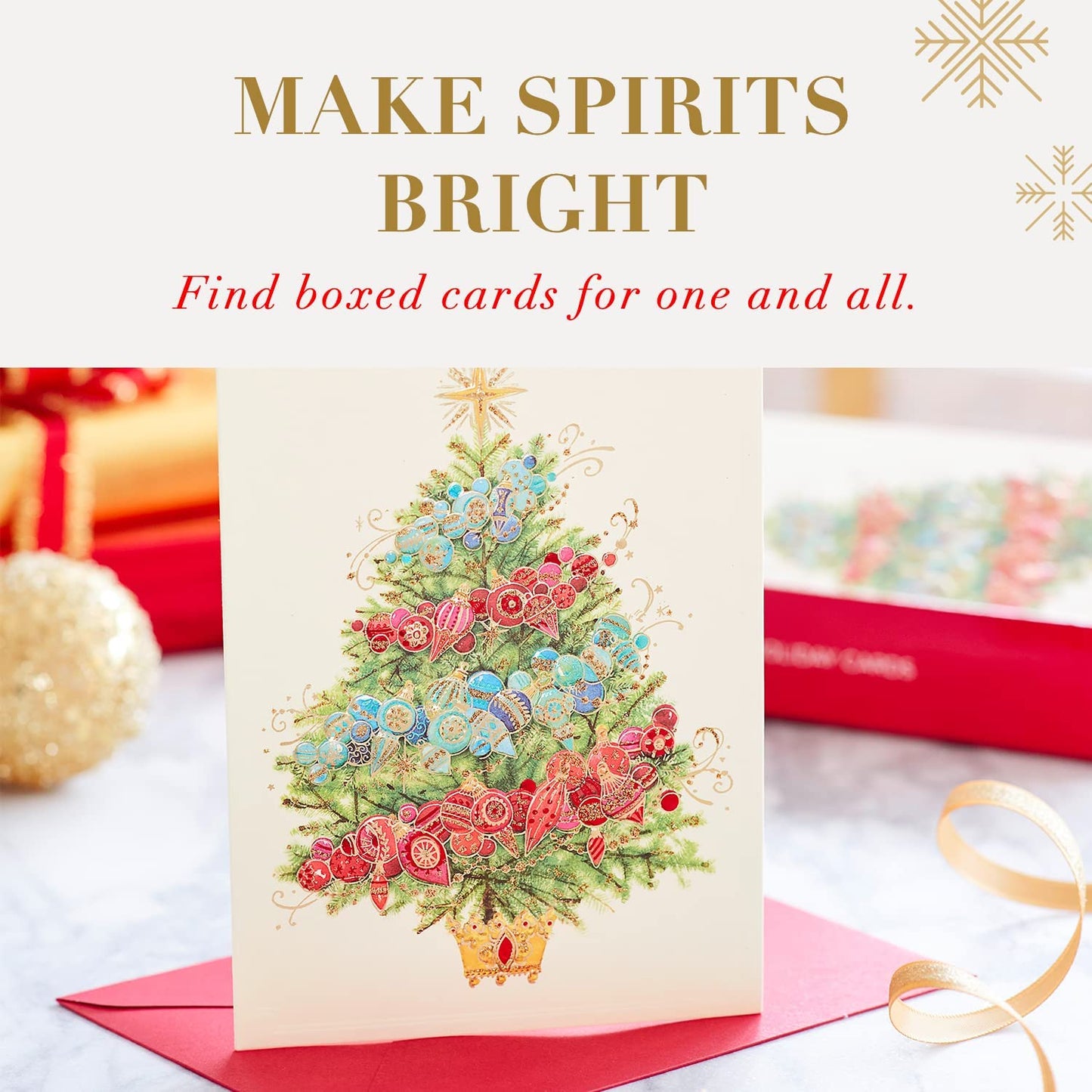 Holiday Cards Boxed with Envelopes, Thinking of You with Warmest Wishes, Deer (12-Count)