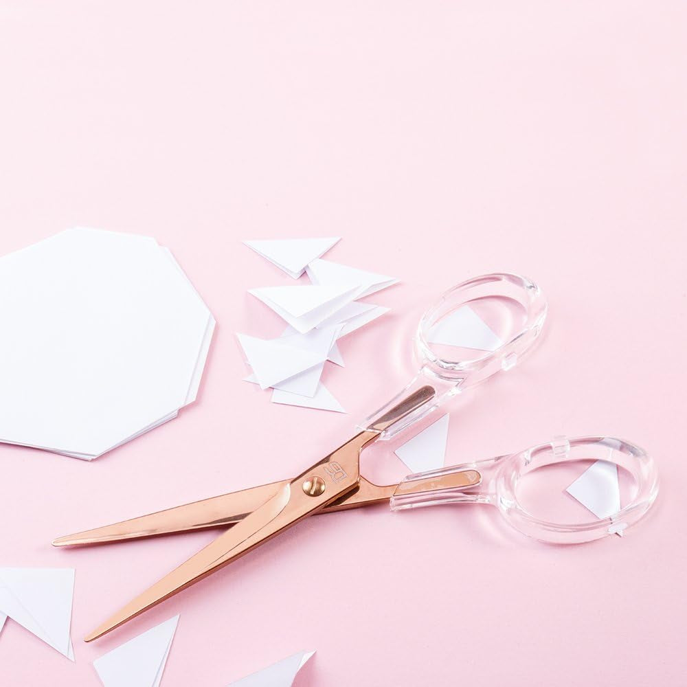 Acrylic Gold Craft Scissors (6.5") by  - All Gold Everything - Modern Office Desk Accessories