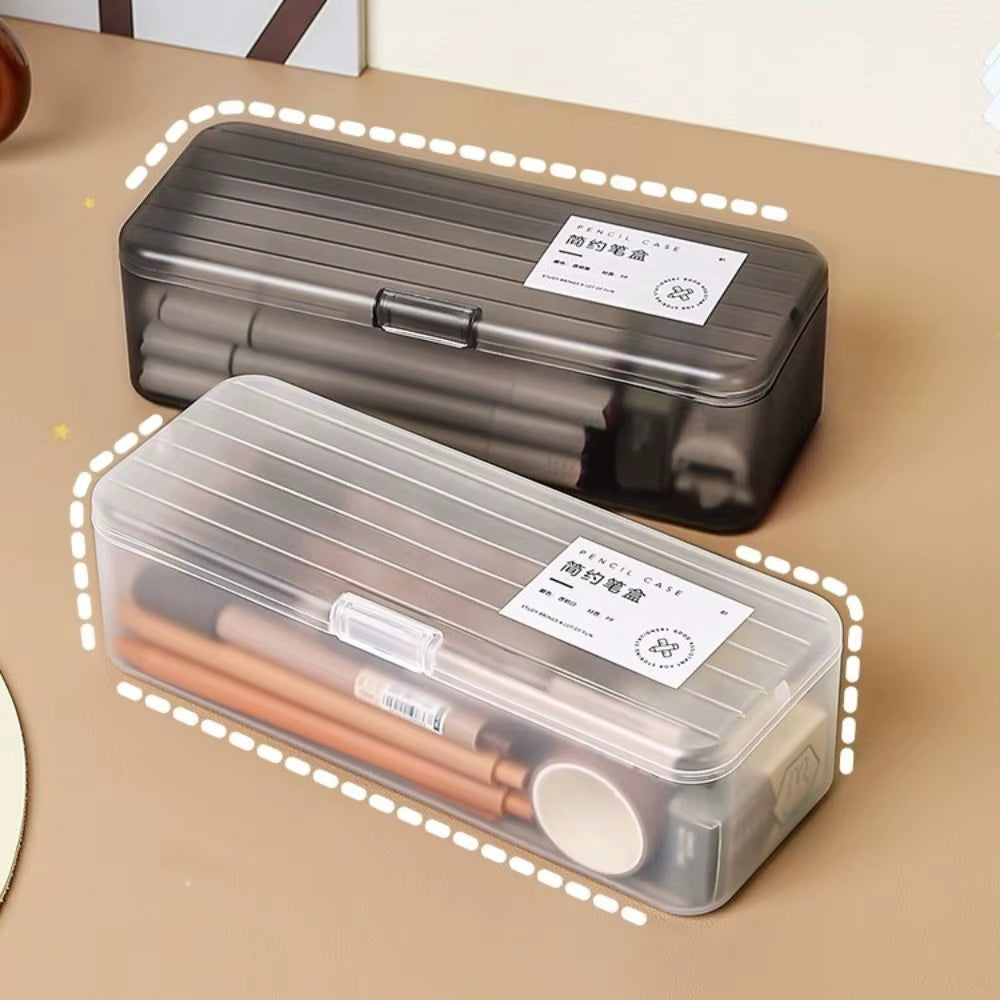 Large Capacity Transparent Stationery Case Pencil Storage Colour Pencil Storage Children'S Crayon Painting Sketching Pencil Bag