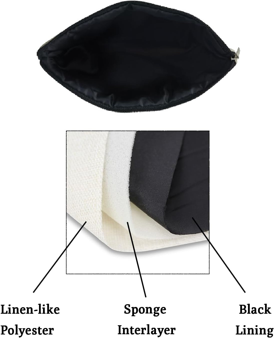 Bat Movie Makeup Bag Bat Classic Logo Gift Black Organizer Bag You Are Stronger Smarter than You Think Bat Toiletry Zipper Pouch Bat Cosmetic Bag Gift for Movie Fans Women