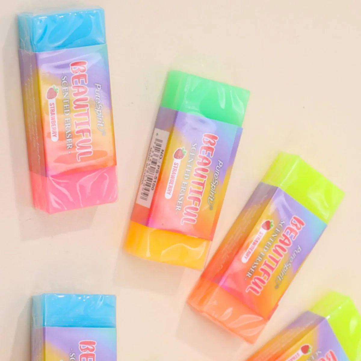 Scented Eraser Colored Pencil Eraser for Kids Pencil Rubber Eraser with Sweet Smell Student School Supplies Stationery Gifts