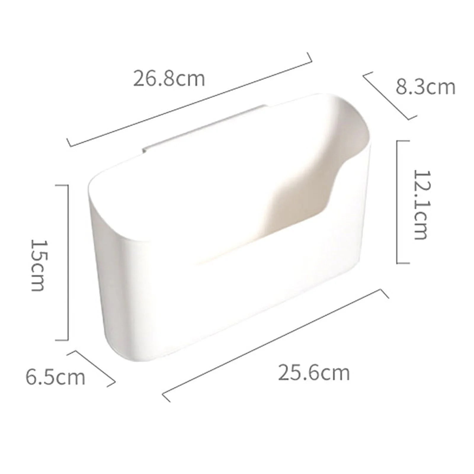 Wall Mounted Storage Box Sundries Organizer Kitchen Cabinet Door Container Case