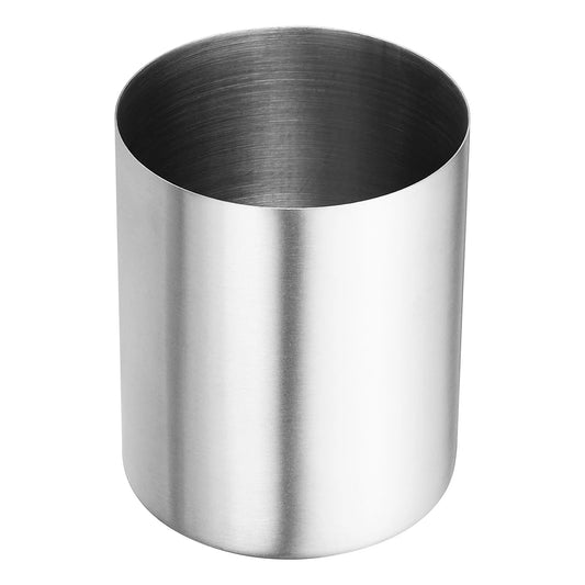 Pencil Holder Makeup Brush Holder Stainless Steel Cup Desktop Organizers Silver