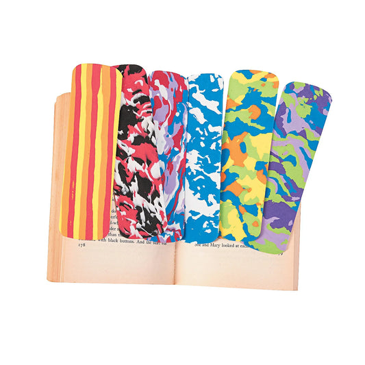Foam Bookmarks - Stationery - 72 Pieces