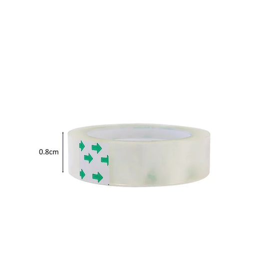5-1Pcs 18/12/8Mm Transparent Adhesive Tape Pack Tools Stationery Office School Supplies Students Adhesive Tape Packing