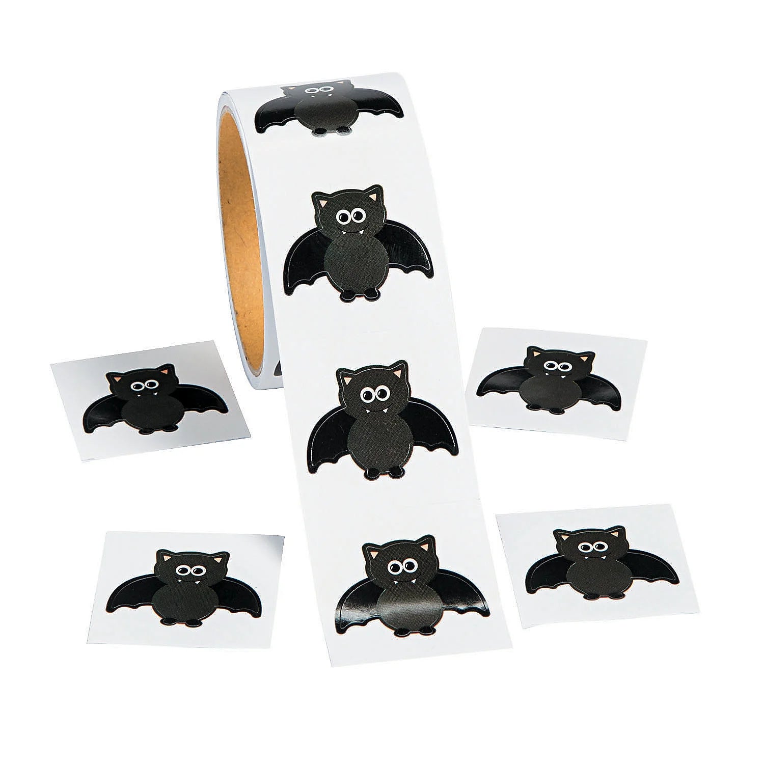 Bat Roll Stickers - Stationery - 100 Pieces