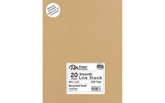 Accent Design  Lite Stock 8.5X11 Litestk Kraft