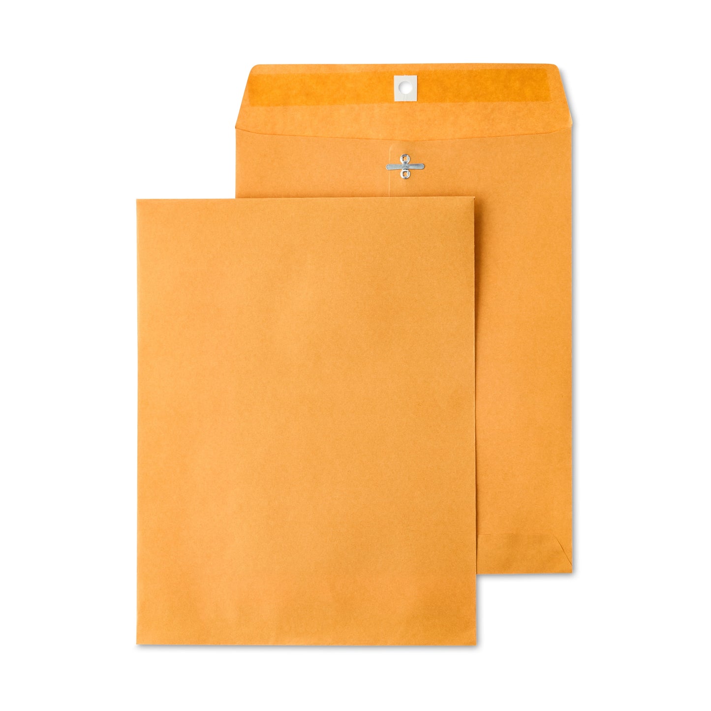 Kraft Clasp Envelopes, 9 in X 12 In, 6 Count