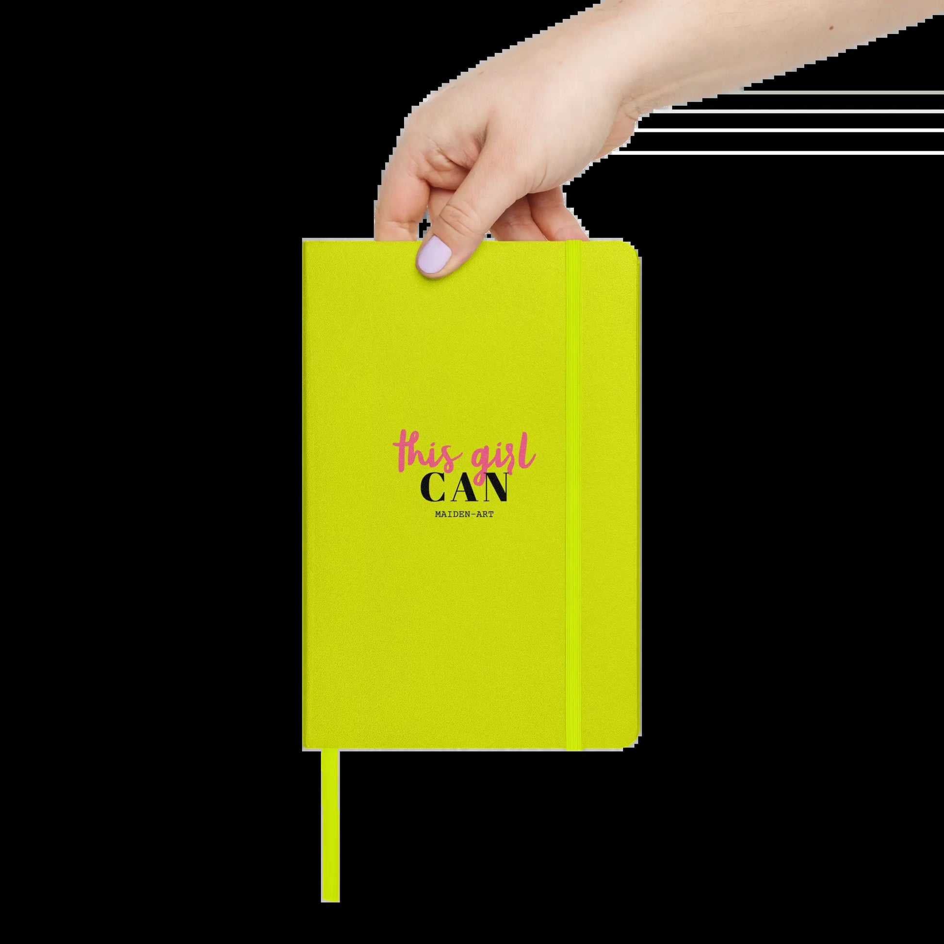 This Girl Can Hardcover Bound Notebook - Journalbook - Stationery
