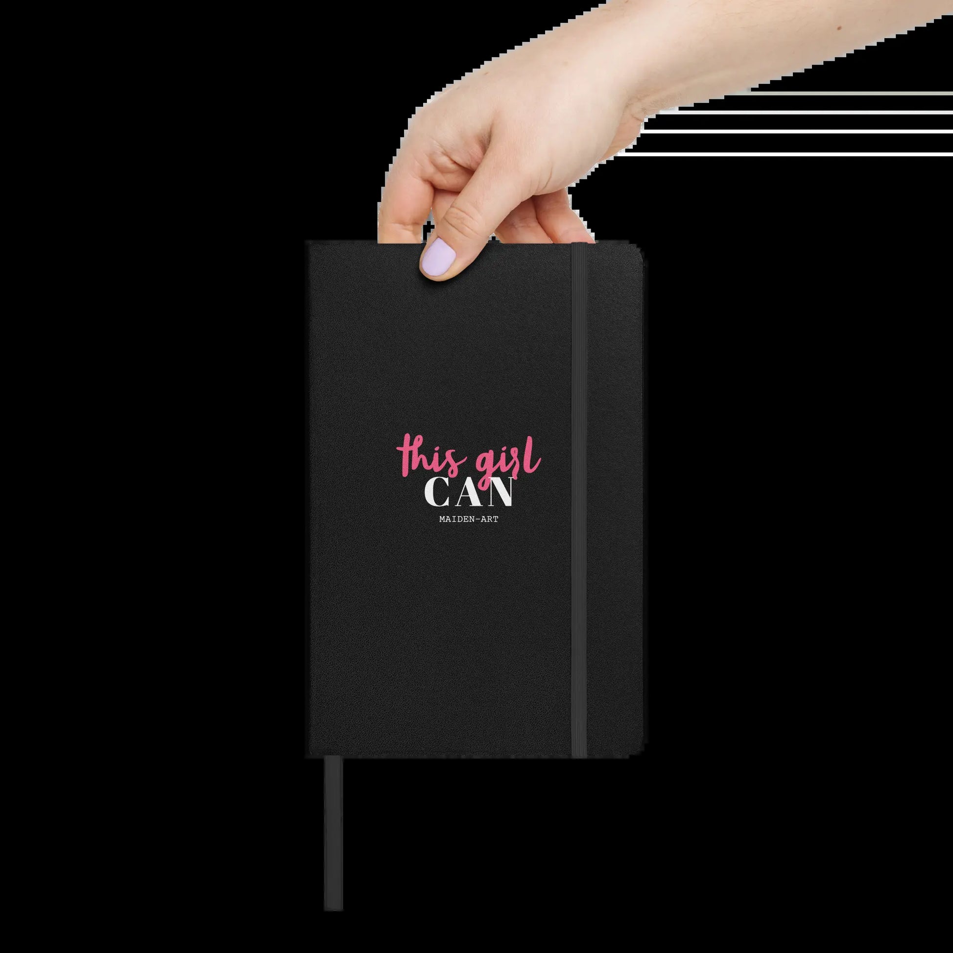 This Girl Can Hardcover Bound Notebook - Journalbook - Stationary