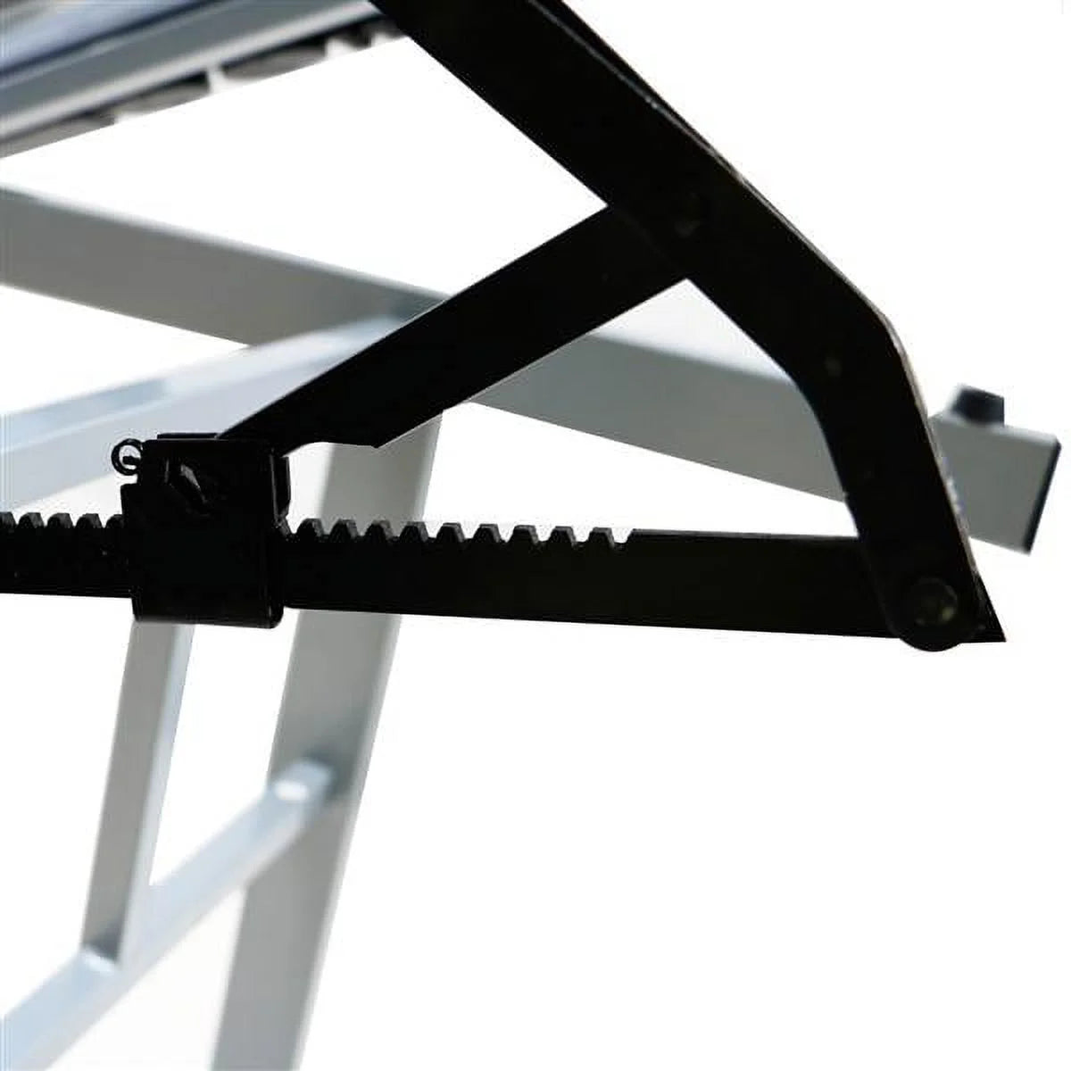 Adjustable Desktop Craft Table with Drawers, Black