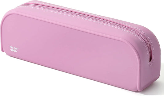 - Silicone Pencil Case, Magenta-Pink Pencil Pouch, Pencil Case Small, Pencil Pouch Aesthetic, Silicone Pencil Pouch, Pencil Case Aesthetic, Pencil Bag, Pencil Pouch for Women, Makeup Pouch