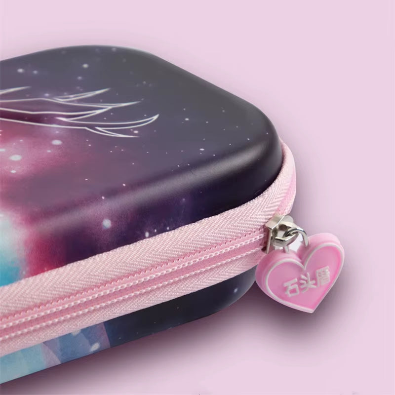 3D Pencil Case Cute Stationery Box EVA Pencil Box Cartoon Animal Pen Case Girls Pencil Case Children School Supplies Storage Box