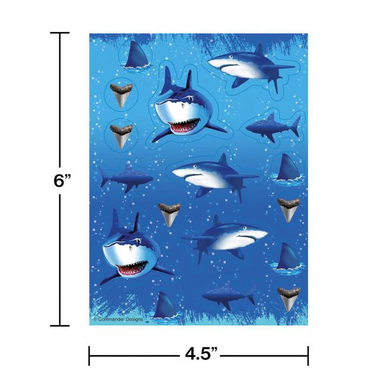 Shark Stickers - Party Supplies