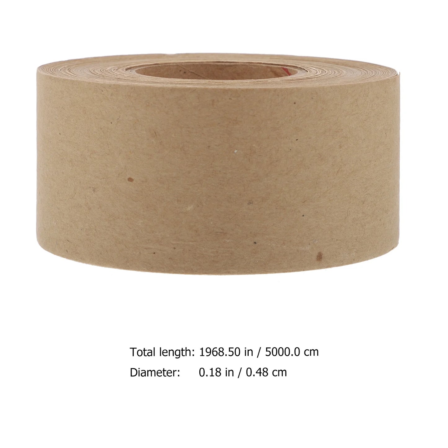 1Pc Water Activated Kraft Paper Packing Tape Practical Writable Sealing Tape