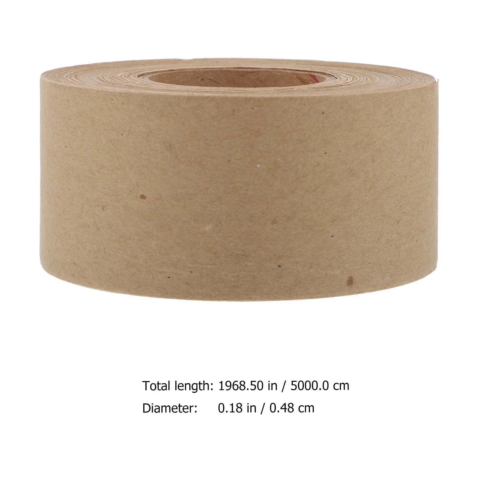 1Pc Water Activated Kraft Paper Packing Tape Practical Writable Sealing Tape
