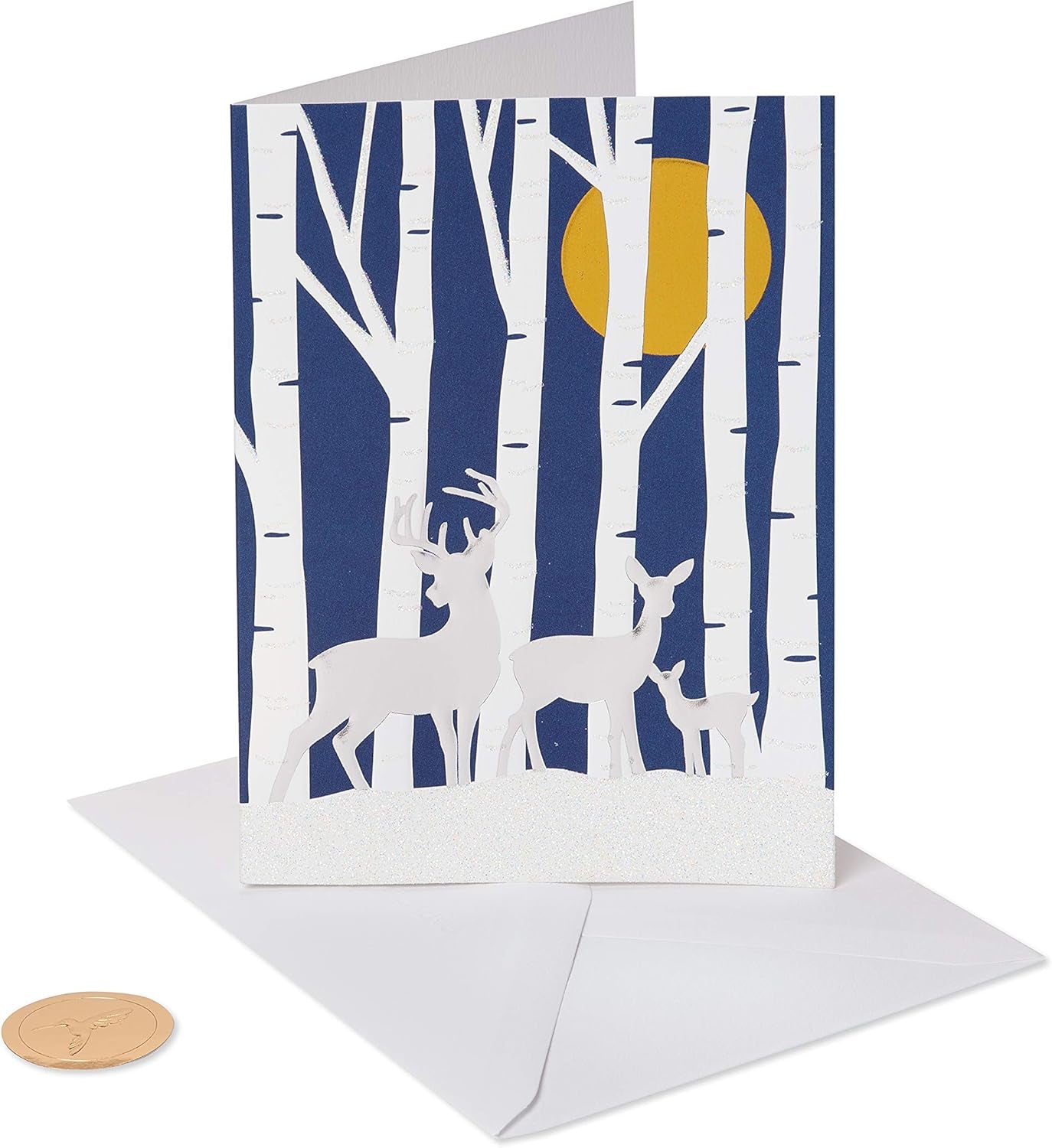 Holiday Cards Boxed with Envelopes, Thinking of You with Warmest Wishes, Deer (12-Count)