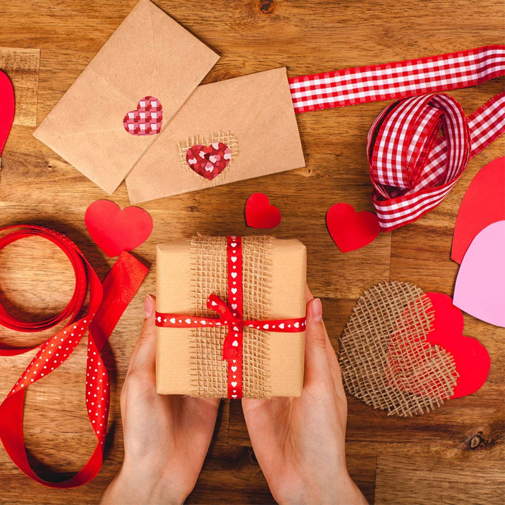 50-500Pcs Heart Shaped Label Sticker Scrapbooking Gift Packaging Seal Birthday Party Wedding Supply Stationery Sticker 1Inch