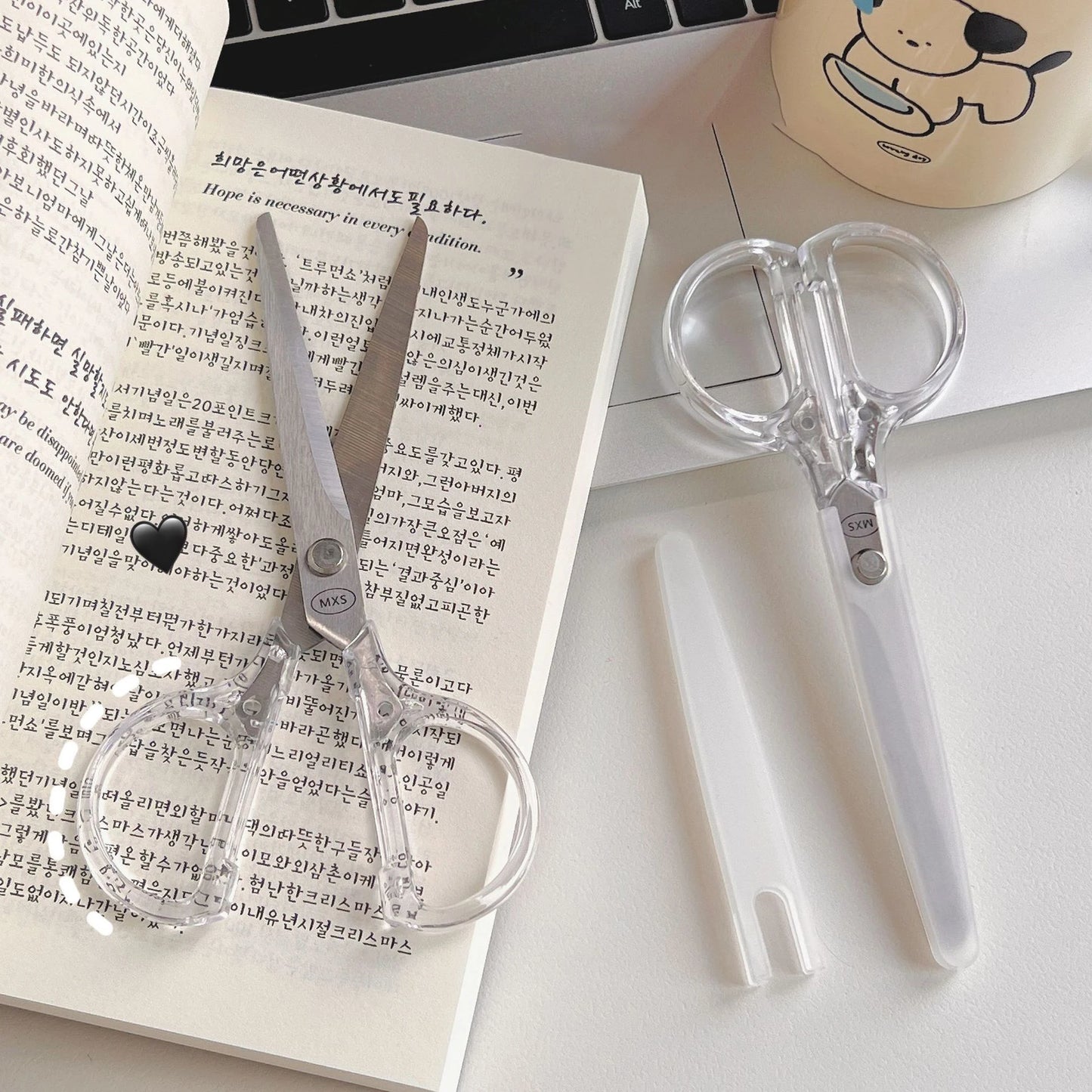 1PC Scissors Simple Kids Children Safety Students Scissors Kindergarten Office Stationery DIY Cut Paper Handmade Scrapbooking