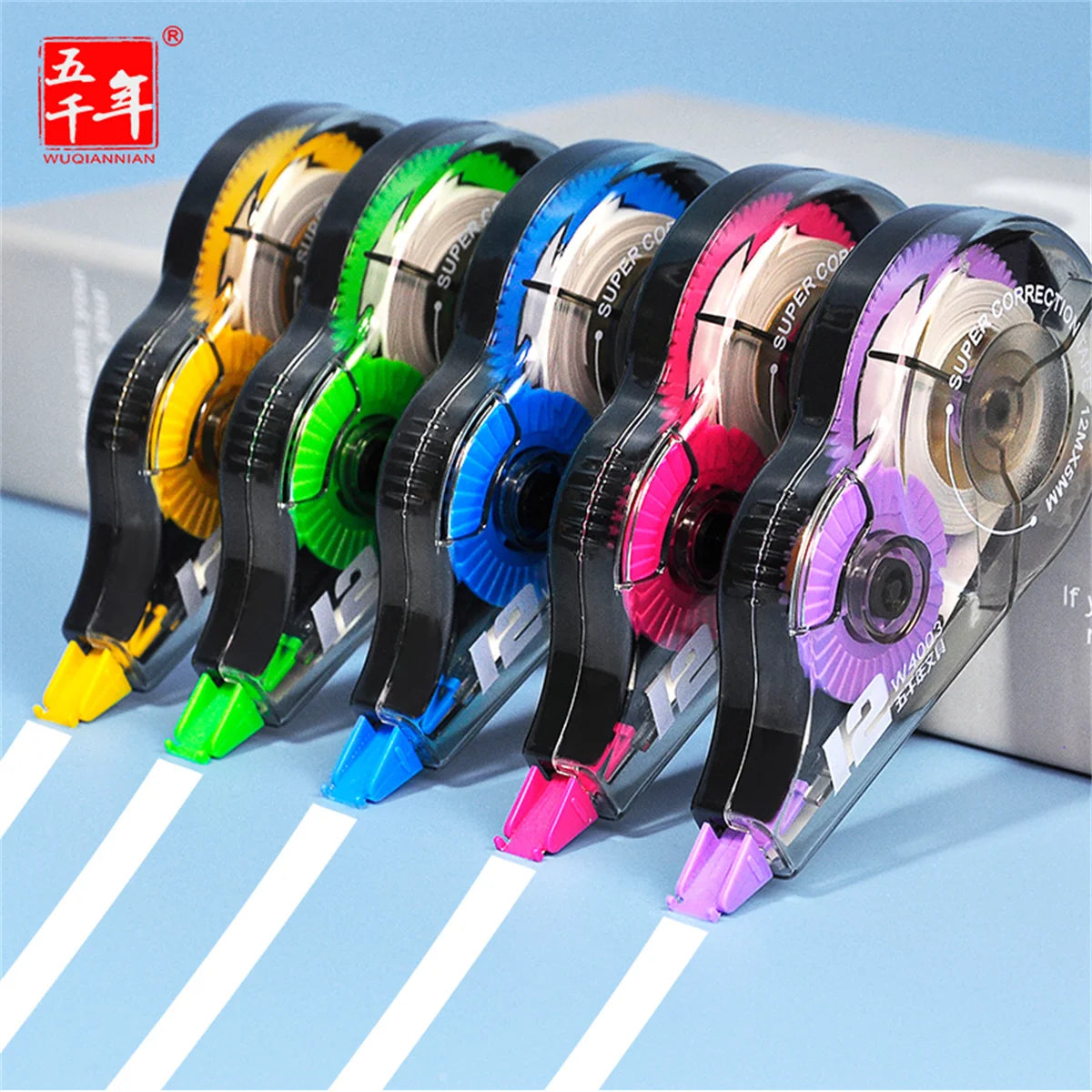 3/6Pcs Large Capacity Affordable Packaging-Smooth and Comfortable Repair Tape-Stationery Supplies for Students School and Office