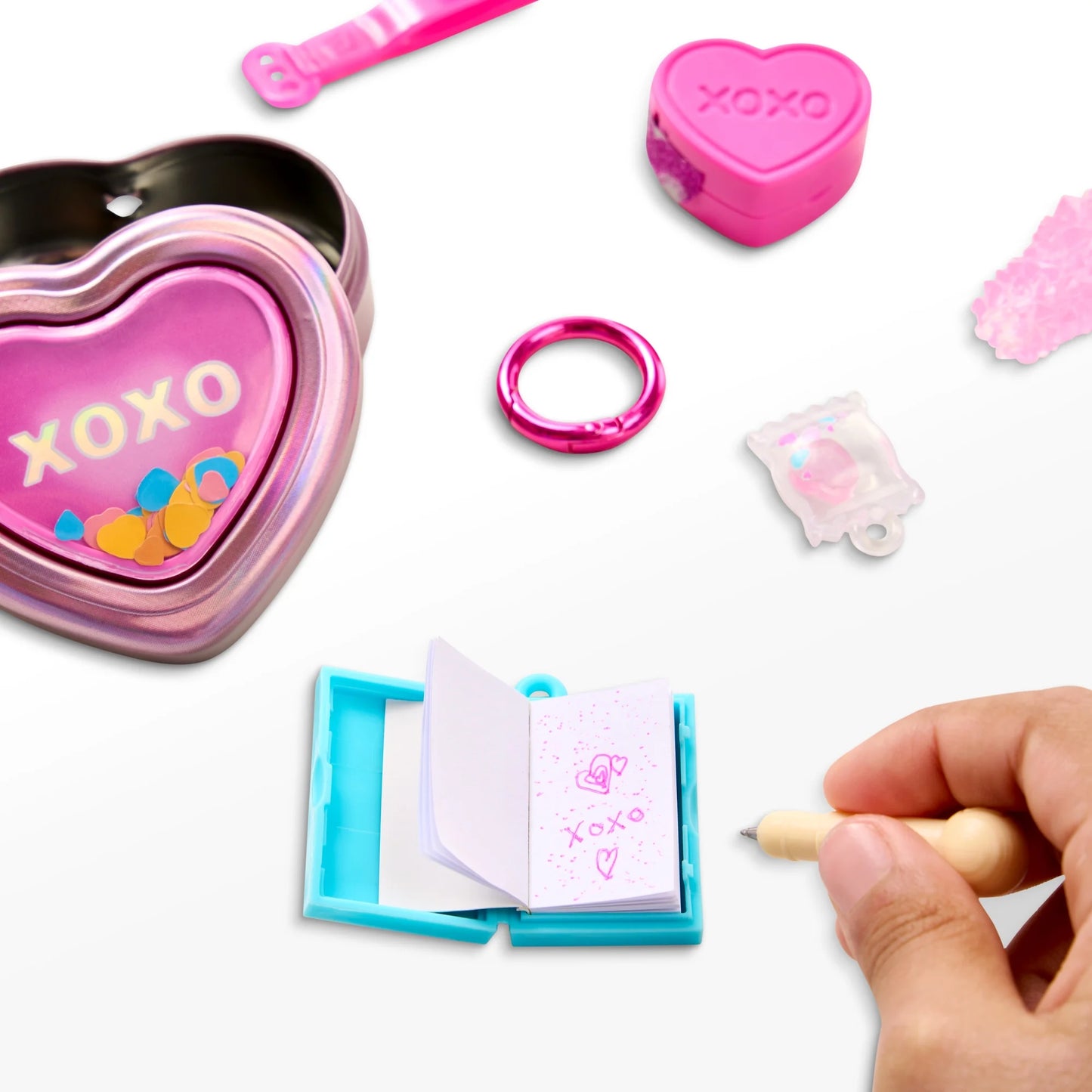 Tiny Tins, Real Metal Tins with 4 Adorable Charms, Ages 5+