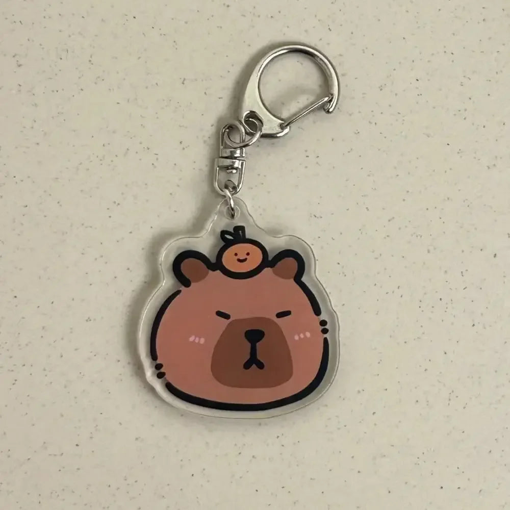 Multifunctional Capibara Pencil Case Large Capacity Password Lock Stationery Box Double Layer High-Tech Pen Box NO Stationery