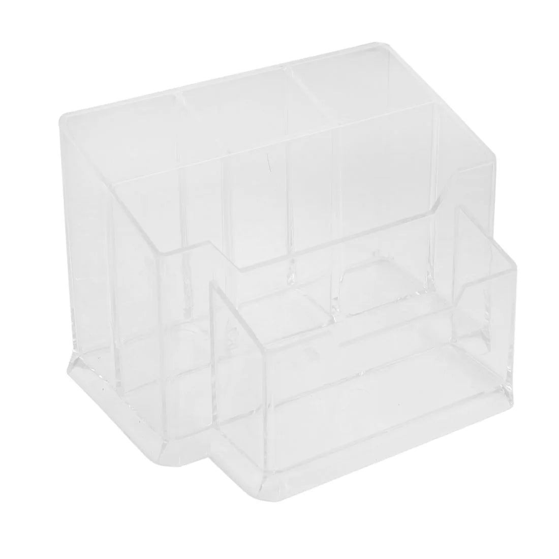 Office Hard Plastic Pen Holder Desk Organizer Box