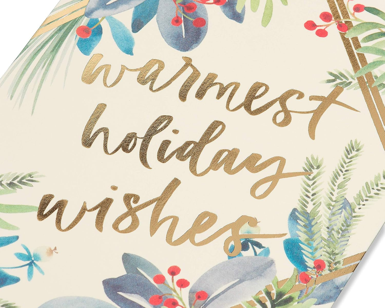 Holiday Cards Boxed with Envelopes, to a Wonderful Season, Warmest Holiday Wishes (14-Count)