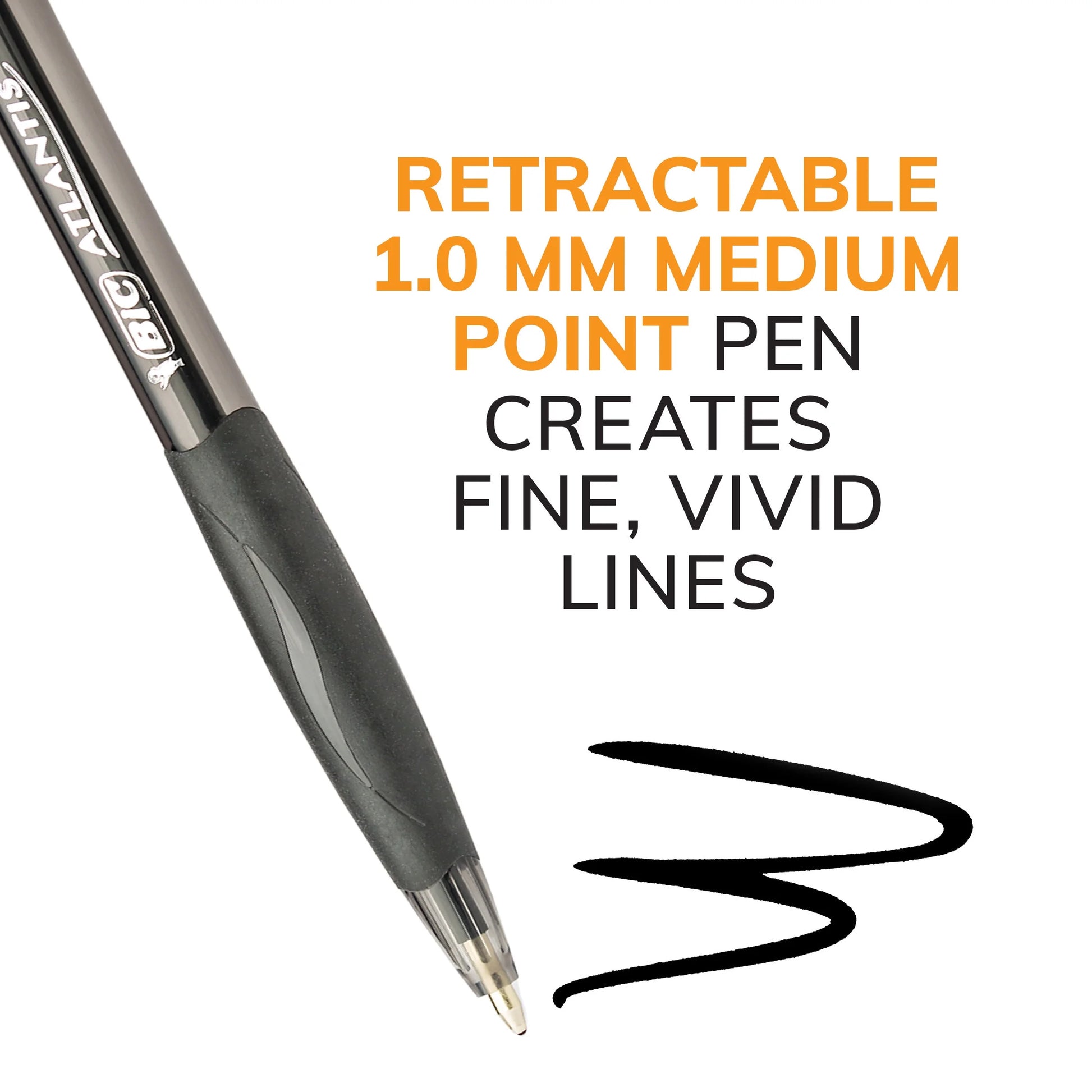 Glide Ballpoint Pen, Medium Point, 1.0 Mm, Blue Ink, 4 Count