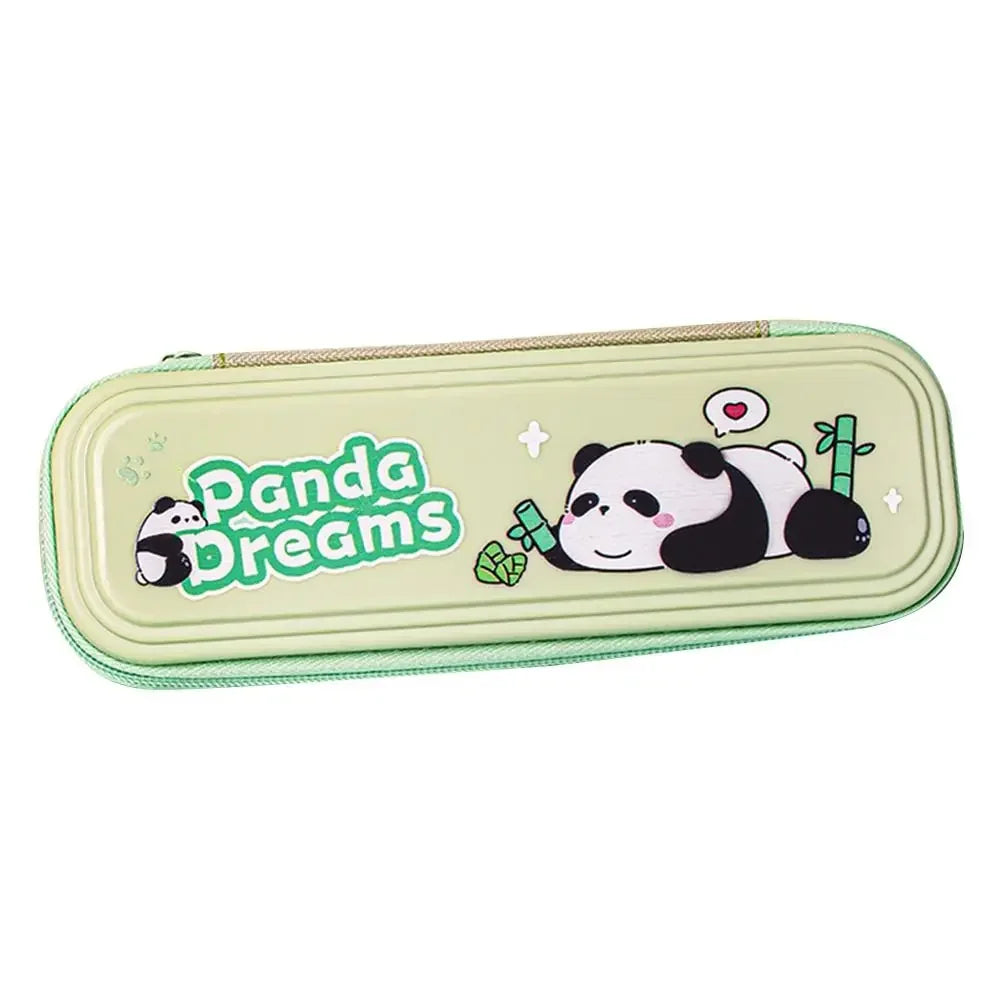 Multifunctional Capibara Pencil Case Large Capacity Password Lock Stationery Box Double Layer High-Tech Pen Box NO Stationery