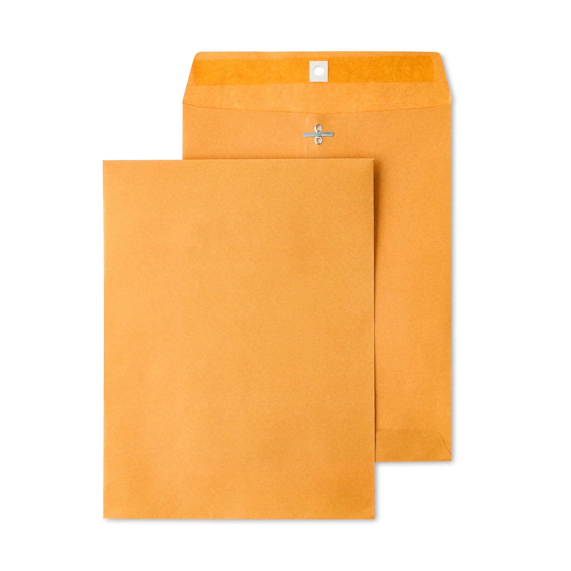 (4 Pack)  Kraft Clasp Envelopes, 9 in X 12 In, 100 Count