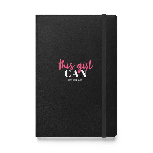 This Girl Can Hardcover Bound Notebook - Journalbook - Stationary