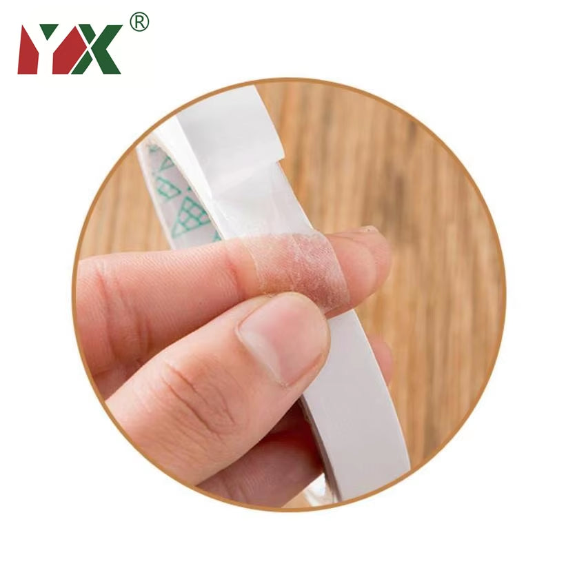 10M White Super Strong Paper Ultra Thin High Adhesive Cotton Double Sided Tape 8Mm 10Mm 12Mm