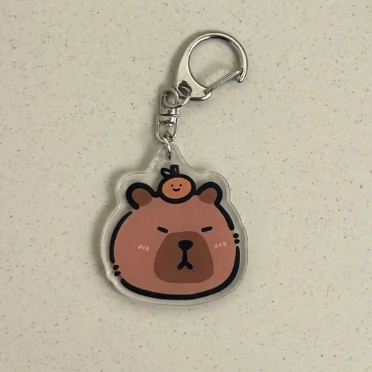 Cute Cartoon Capybara Pen Bag Student Large Capacity Stationery Bag Pencil Case Multifunctional Stationery Organizer for School