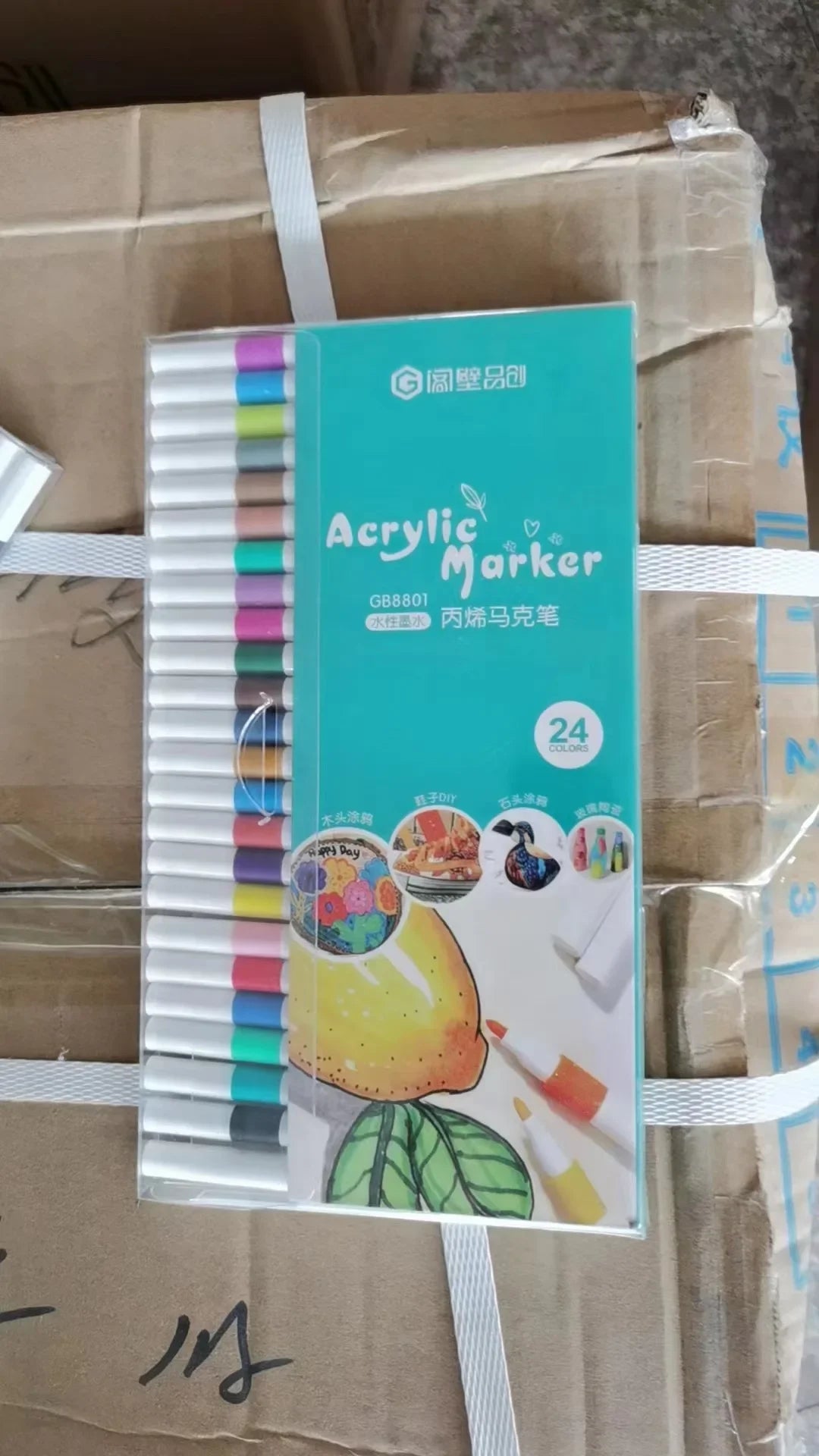 12/24/48/48Pcs/Set Colorful Highlighter Pastel Pen Art Marker Painting Pastel Water Based Drawing School Stationery Art Supplies