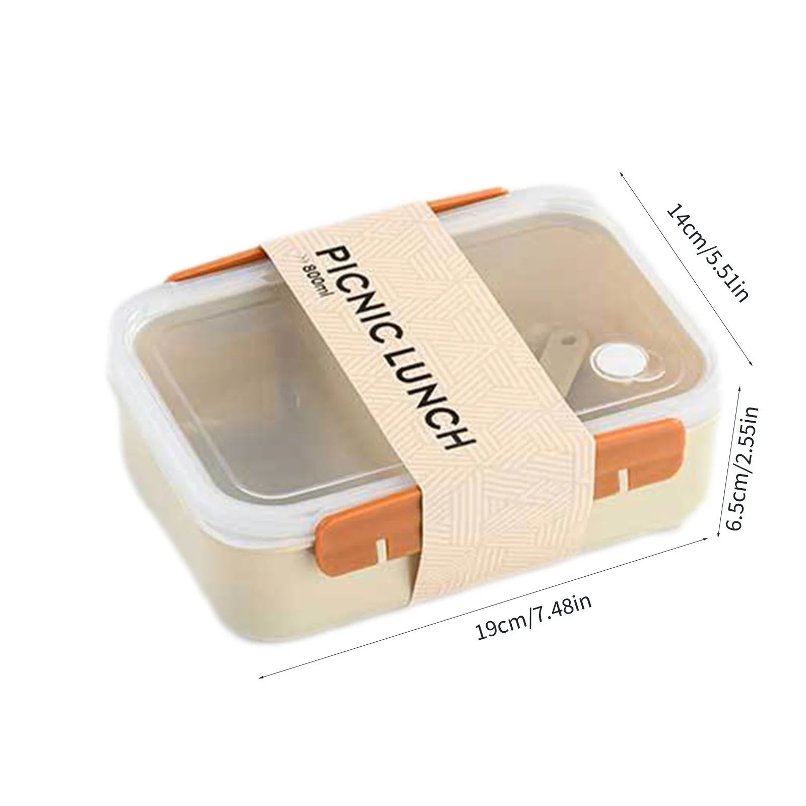 School Supplies Portable Lunch Boxes Fruit Boxes Compartmentalised Lunch Boxes Lunch Boxes Food Storage Containers with Lids Leak Proof Food Preparation Containers Forstorage Office Supplies