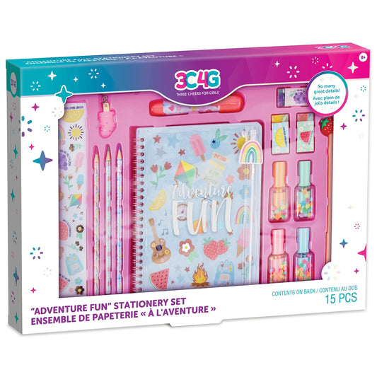 Adventure Fun Stationery Set Art Kit, 15 Pieces