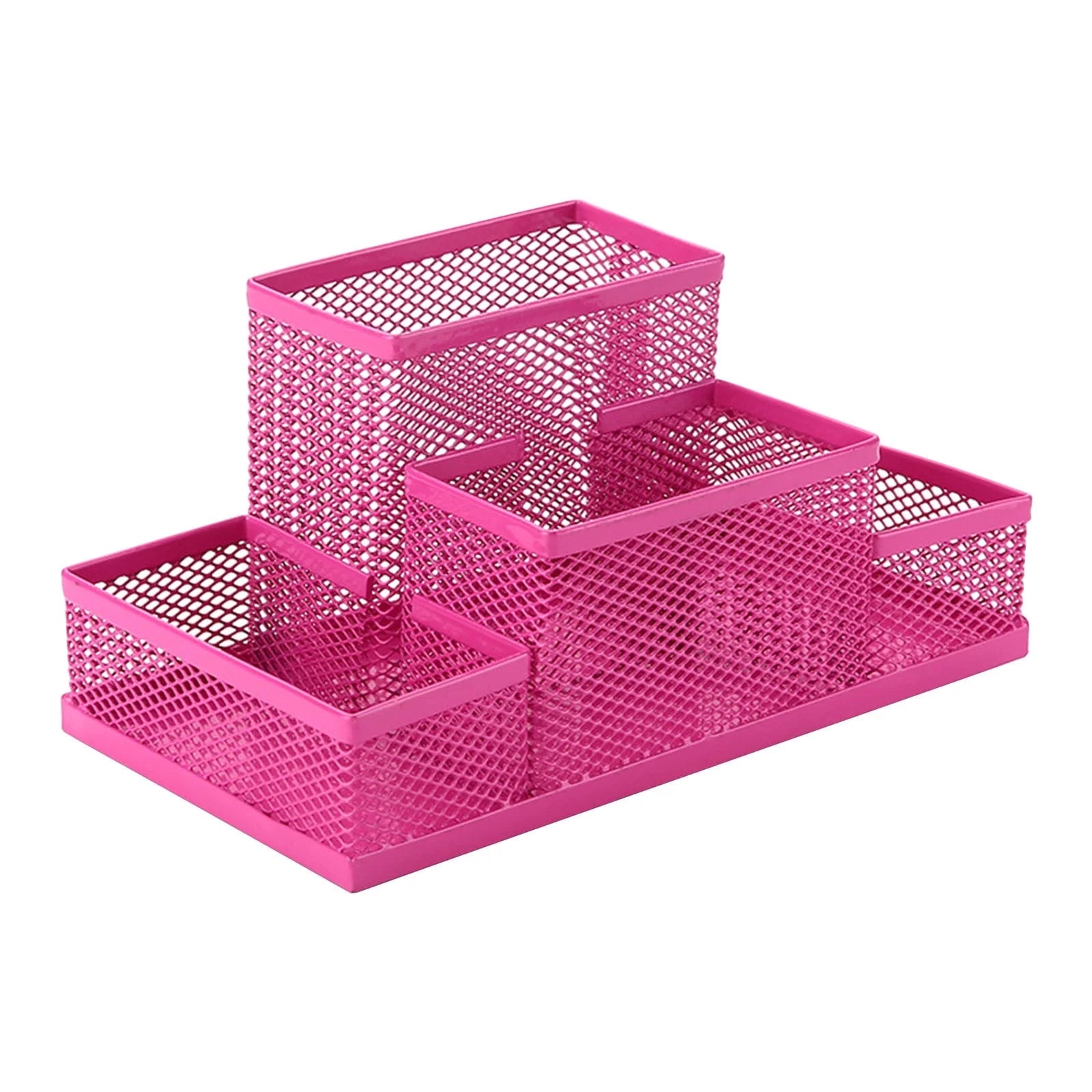 Mesh Pencil Holder, Hot Pink