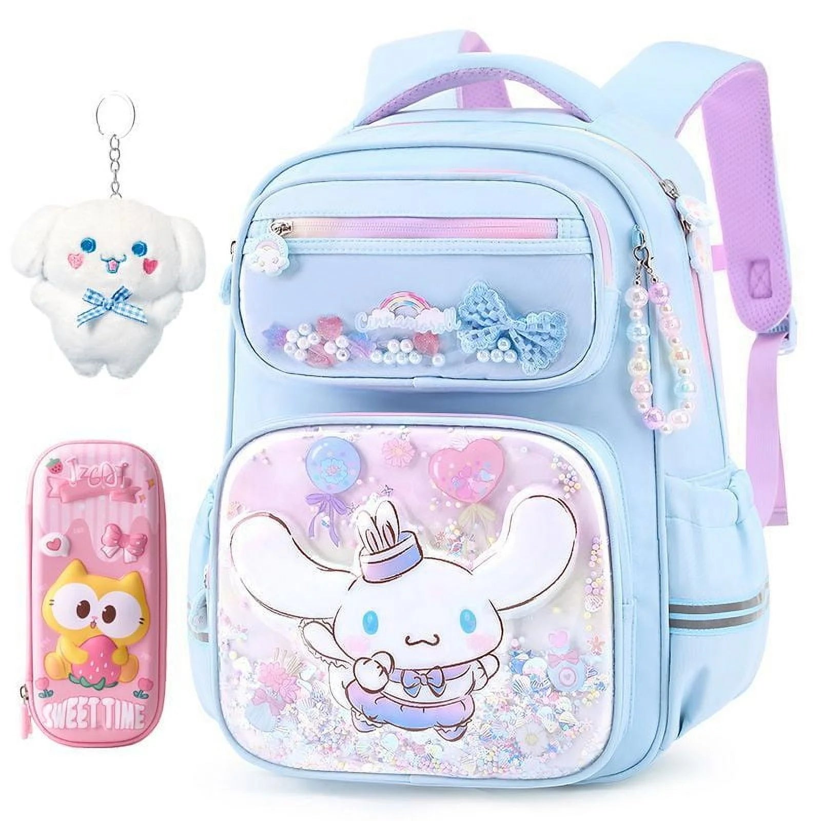 Student Kuromi School Bag Grade 1-3-6 New My Melody Backpack Spine Protector Burden Reduction Cute Cinnamoroll School Supplies