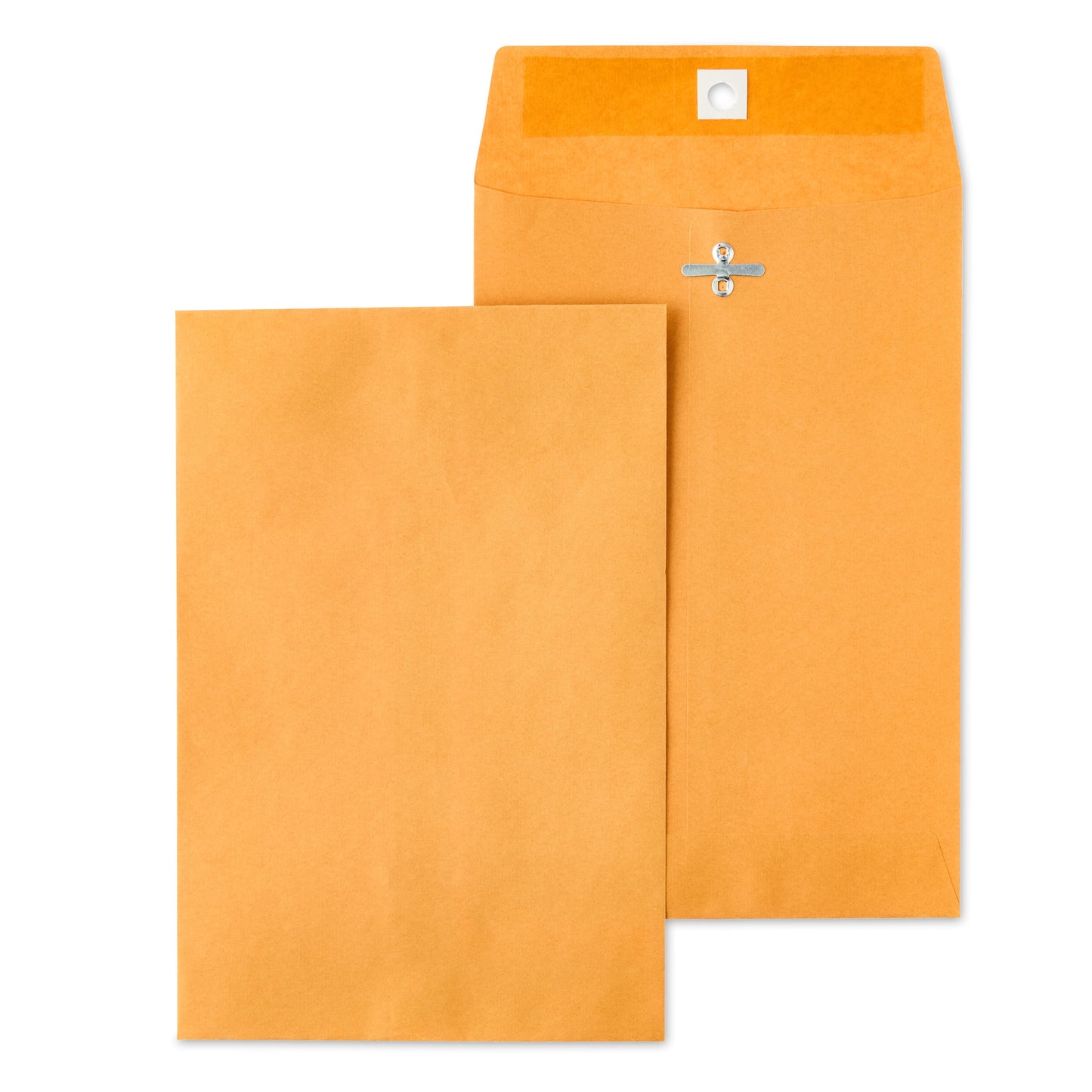 Kraft Clasp Envelopes, 6 in X 9 In, 25 Count