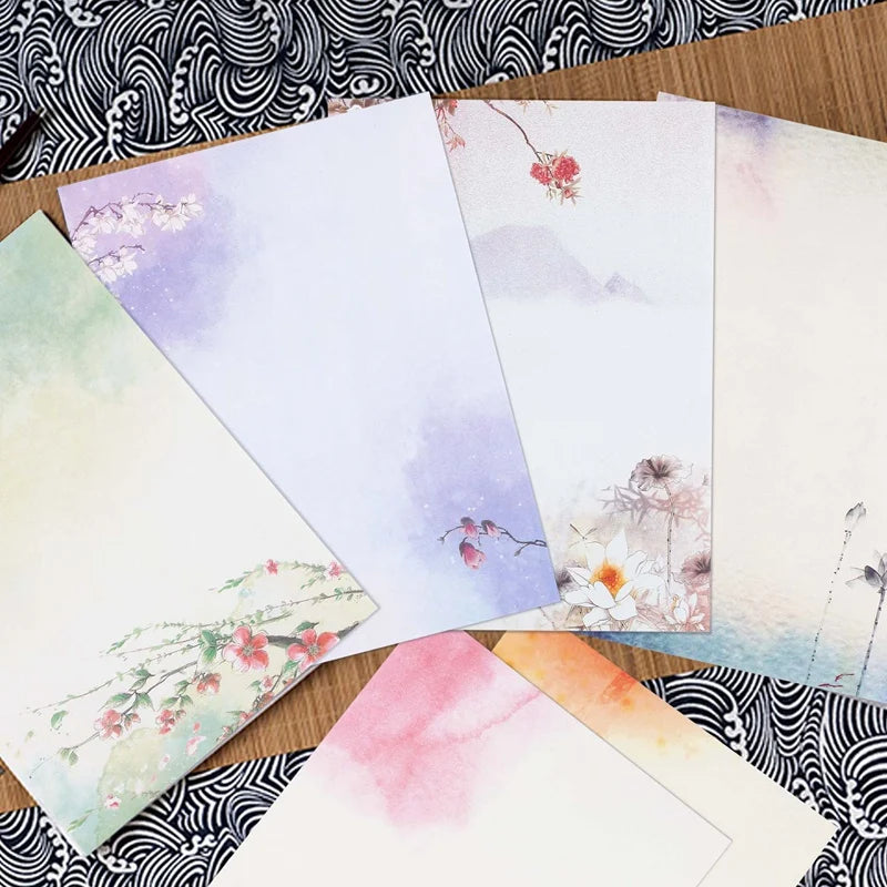 48PCS Writing Stationery Paper , Letter Writing Paper Letter Sets