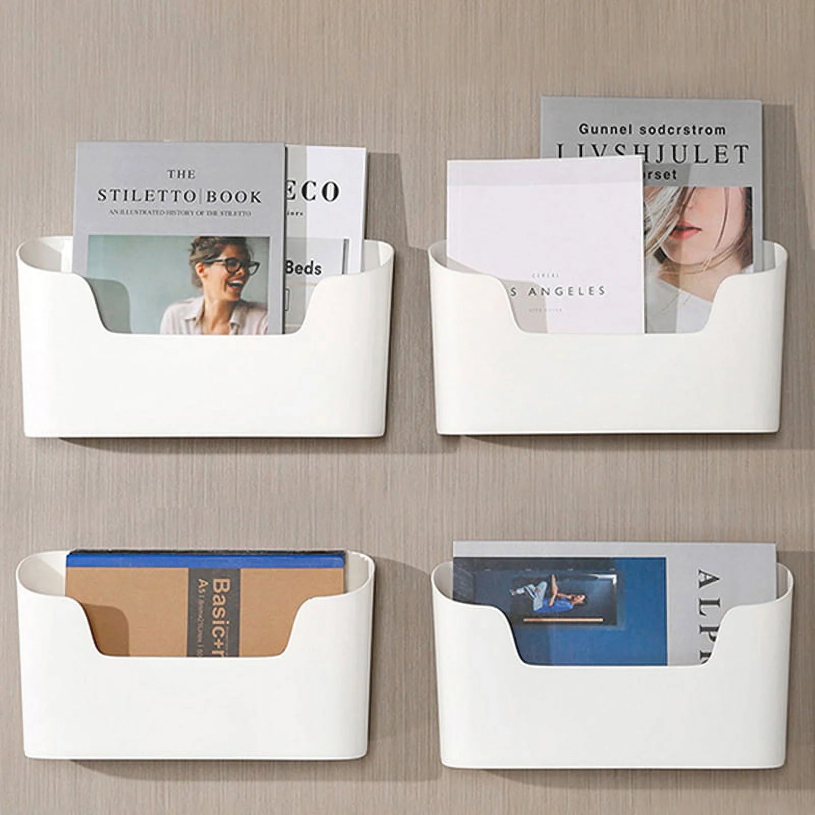 Wall Mounted Storage Box Sundries Organizer Kitchen Cabinet Door Container Case